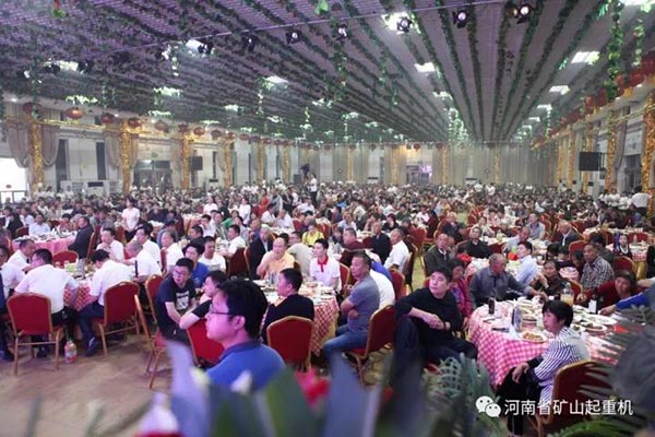 Henan Mine Crane 6th session of the filial piety culture festival grand opening .jpg