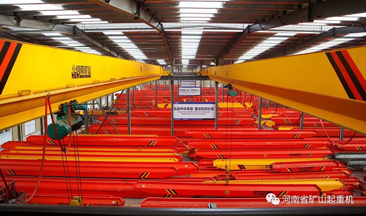 Single Girder Overhead Crane Workshop after rebuilding