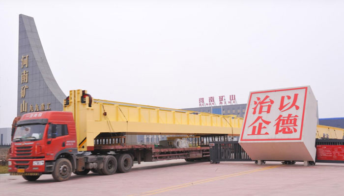 Delivery and departure of Baowu aluminum Overhead Crane