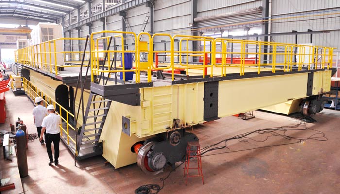 Henan mine steelmaking crane successfully passed the expert a inspection