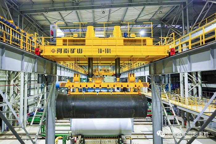 Mine "smart" manufacturing｜Automatic electromagnetic hanging beam crane