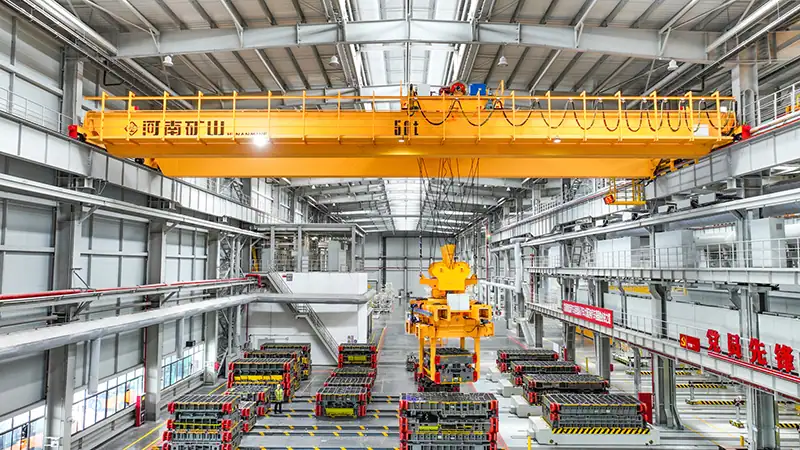 Henan Mine Crane Customizes Automated Mold Handling Cranes for a Leading Domestic Automotive Manufac