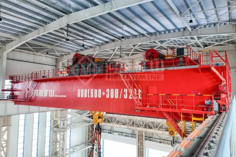 600t New Double Girder Overhead Crane | Henan Mine Crane