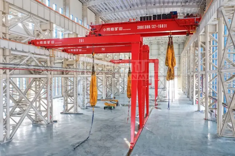 600t New Double Girder Overhead Crane | Henan Mine Crane