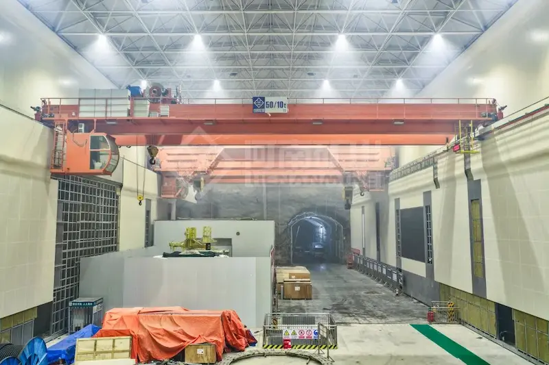Kuangyuan Intelligent Manufacturing | Henan Mine Cranes Supports Construction of a National Pumped Storage Power Station Project