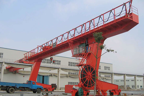 L-Shaped Legs Single Girder Gantry Crane with Winch