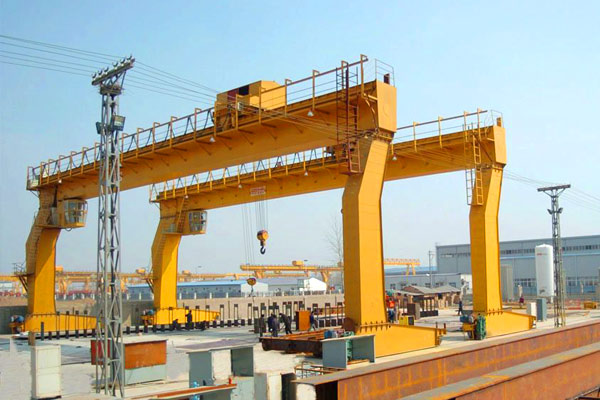 L-Shaped Legs Single Girder Gantry Crane with Hoist