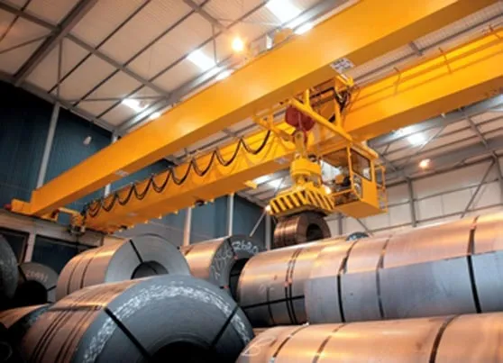 Double Girder Overhead Crane with Electromagnet